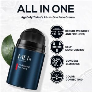 AgeDefy™ Men’s Face Cream – Smooths Wrinkles & Dark Spots | 45% Off